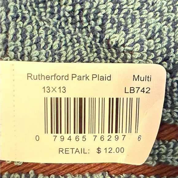 Vintage Ralph Lauren plaid towel set of 3 - Picture 5 of 6